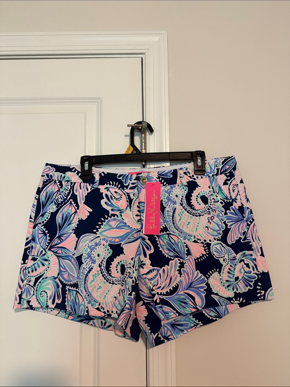 Lilly Pulitzer Navy Multi Paisley Print Shorts